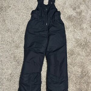 Youth small Black Snow Bib Overalls